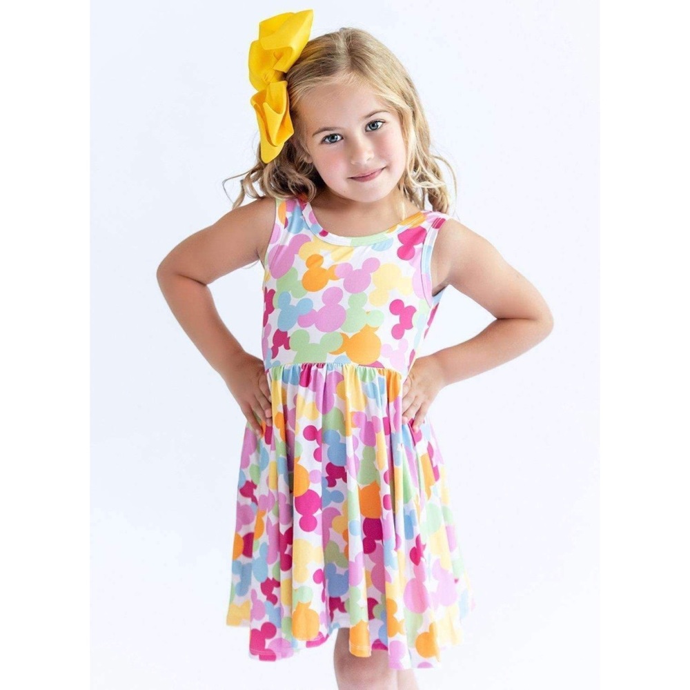 Mickey Mouse Pastel Ears Twirl Dress